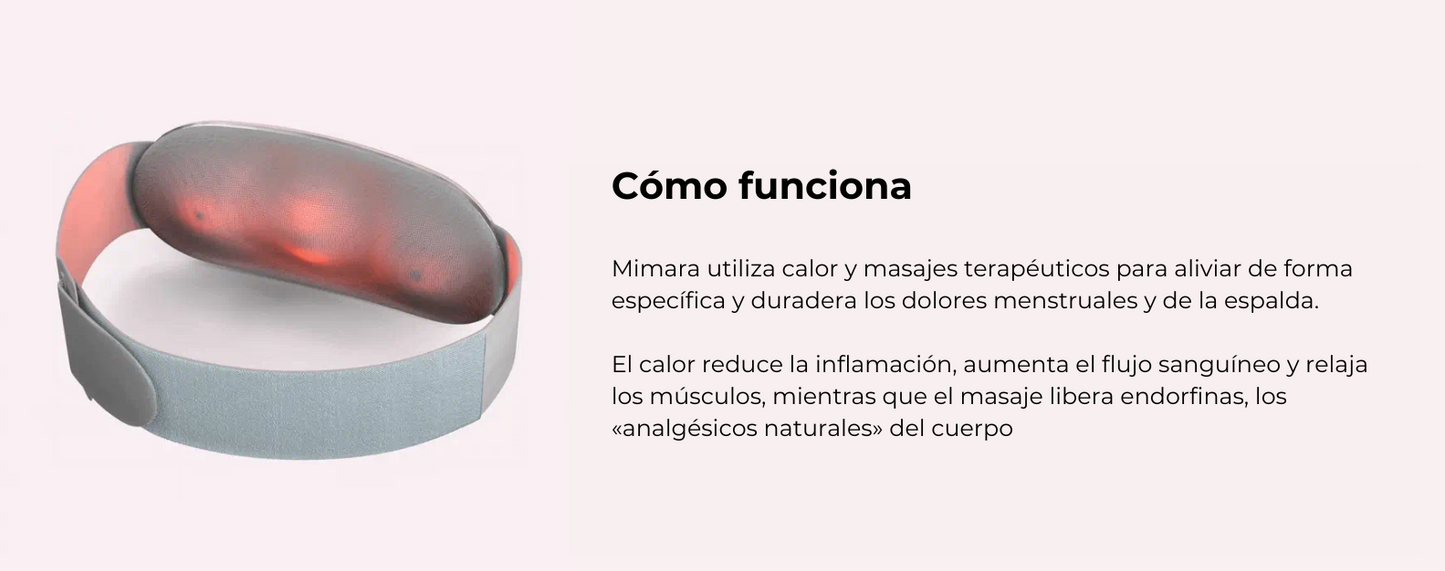 Mimara™ | Elimina el dolor por la regla y en la espalda