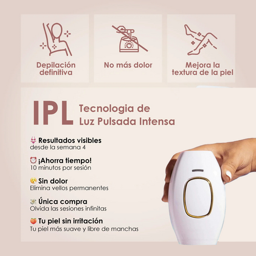 Smoothly™ | Depiladora Laser IPL PRO