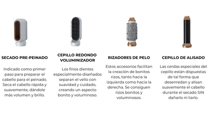 BEAUTY CREW™ Cepillo Secador 5 en 1 de Lujo
